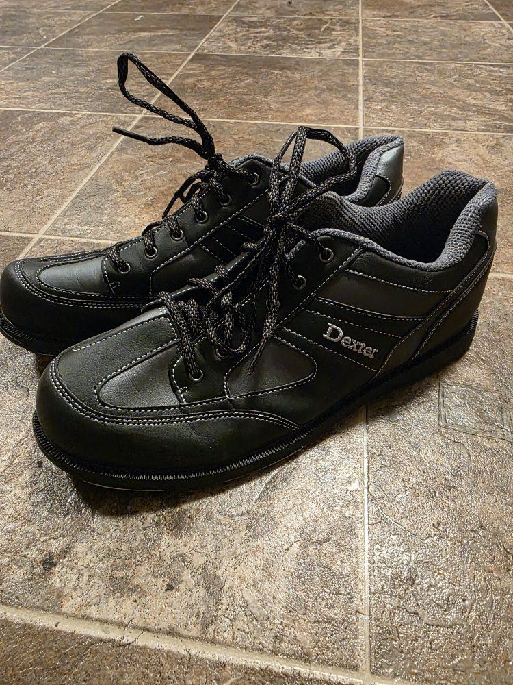 Dexter Black Bowling Shoes Lace Up men's size 11