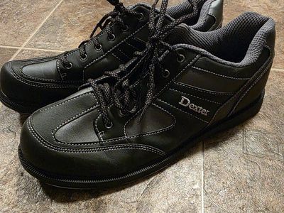 Dexter Black Bowling Shoes Lace Up men's size 11