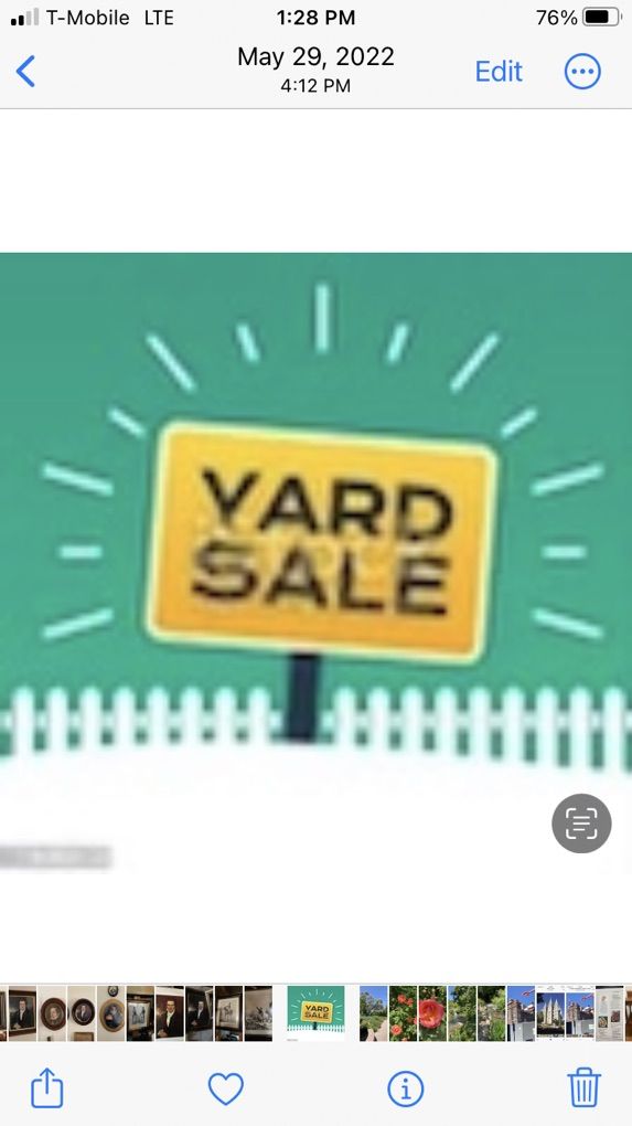 Big Yard Sale, May23, No Junk, Good Items