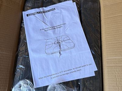 4 piece weight set for cantilever umbrella