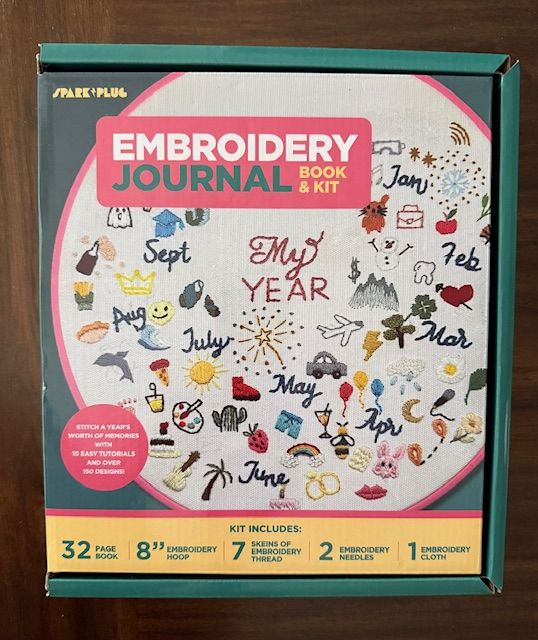 Embroidery Journal Book and Kit, NEW