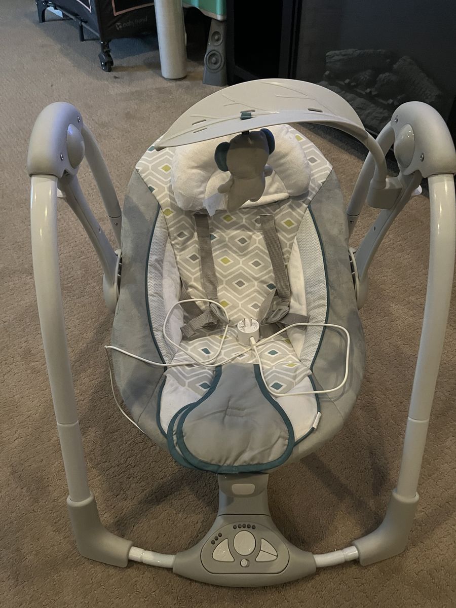 Ingenuity Convert Me 2-in-1 Portable Vibrating Baby Swing