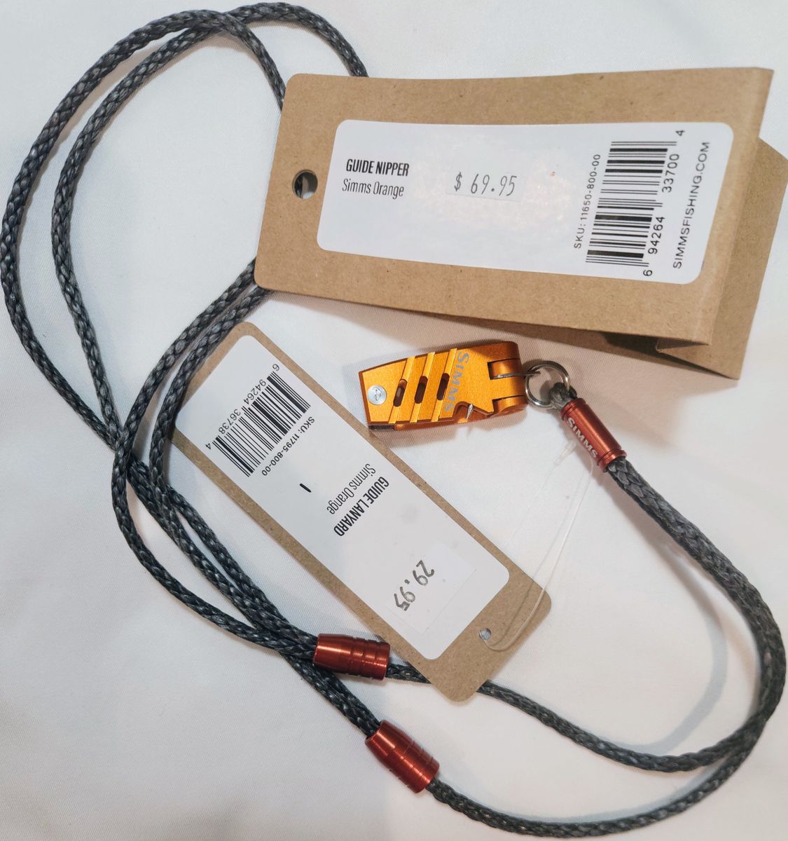 Simms Guide Nippers & Guide Lanyard—New with Tags—This Will Sell Fast