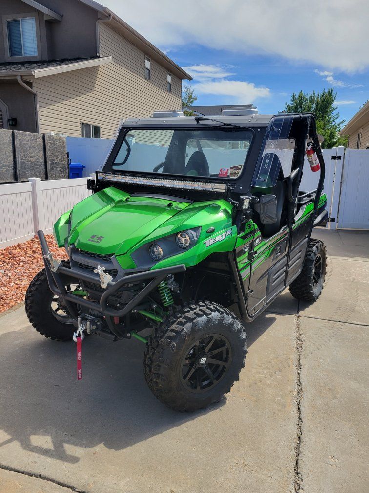 Kawasaki Teryx 4x4 UTV - Green & Black, 4583 Miles, Fully Equipped