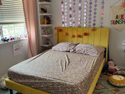 Cute yellow bed and mattress FULL size