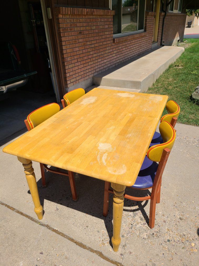 Wooden Table (TABLE ONLY)