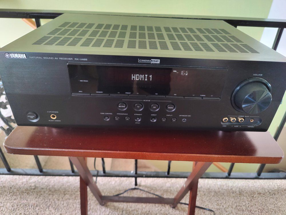 Yamaha RX-V465 5.1 Ch HDMI Home Theater Receiver - Clean & Powerful