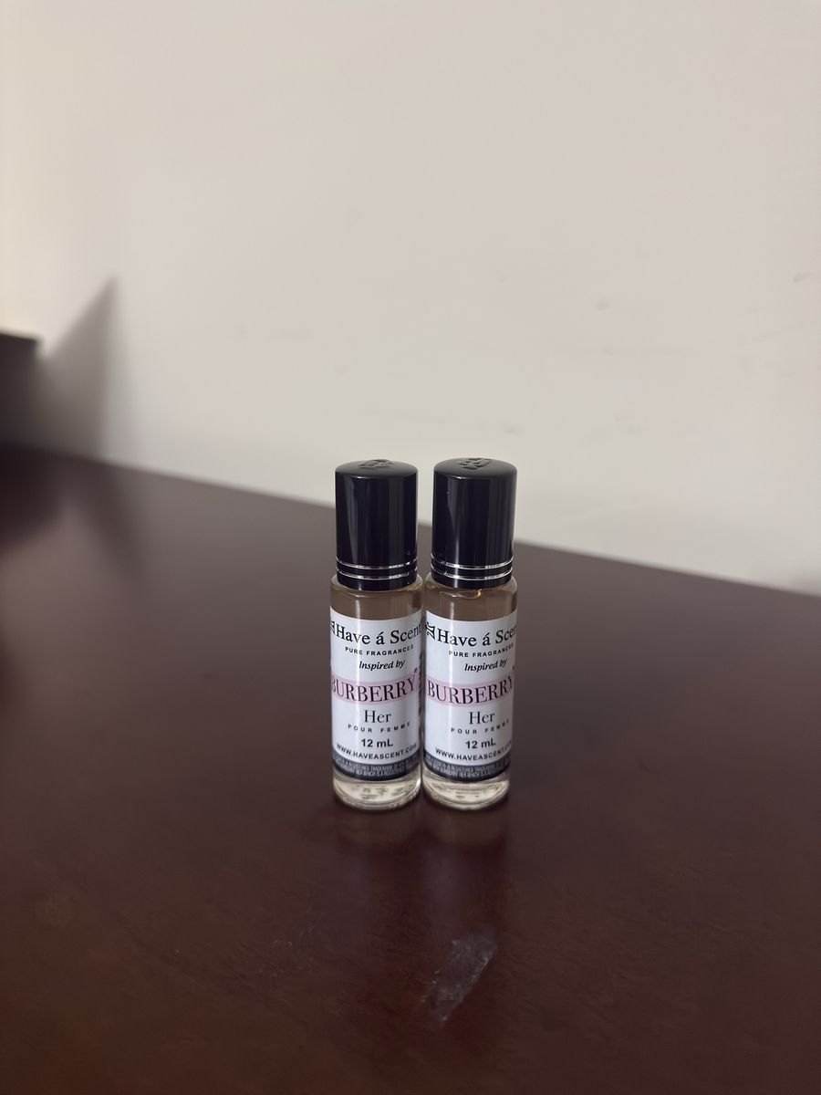 Have a Scent Burberry Her Inspired Pure Fragrance 12 mL Roll-On Lot of 2