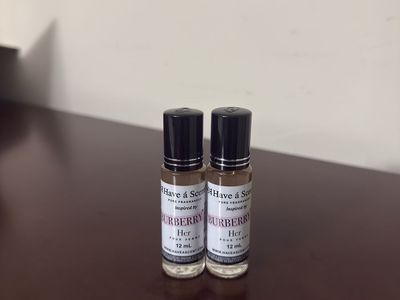 Have a Scent Burberry Her Inspired Pure Fragrance 12 mL Roll-On Lot of 2