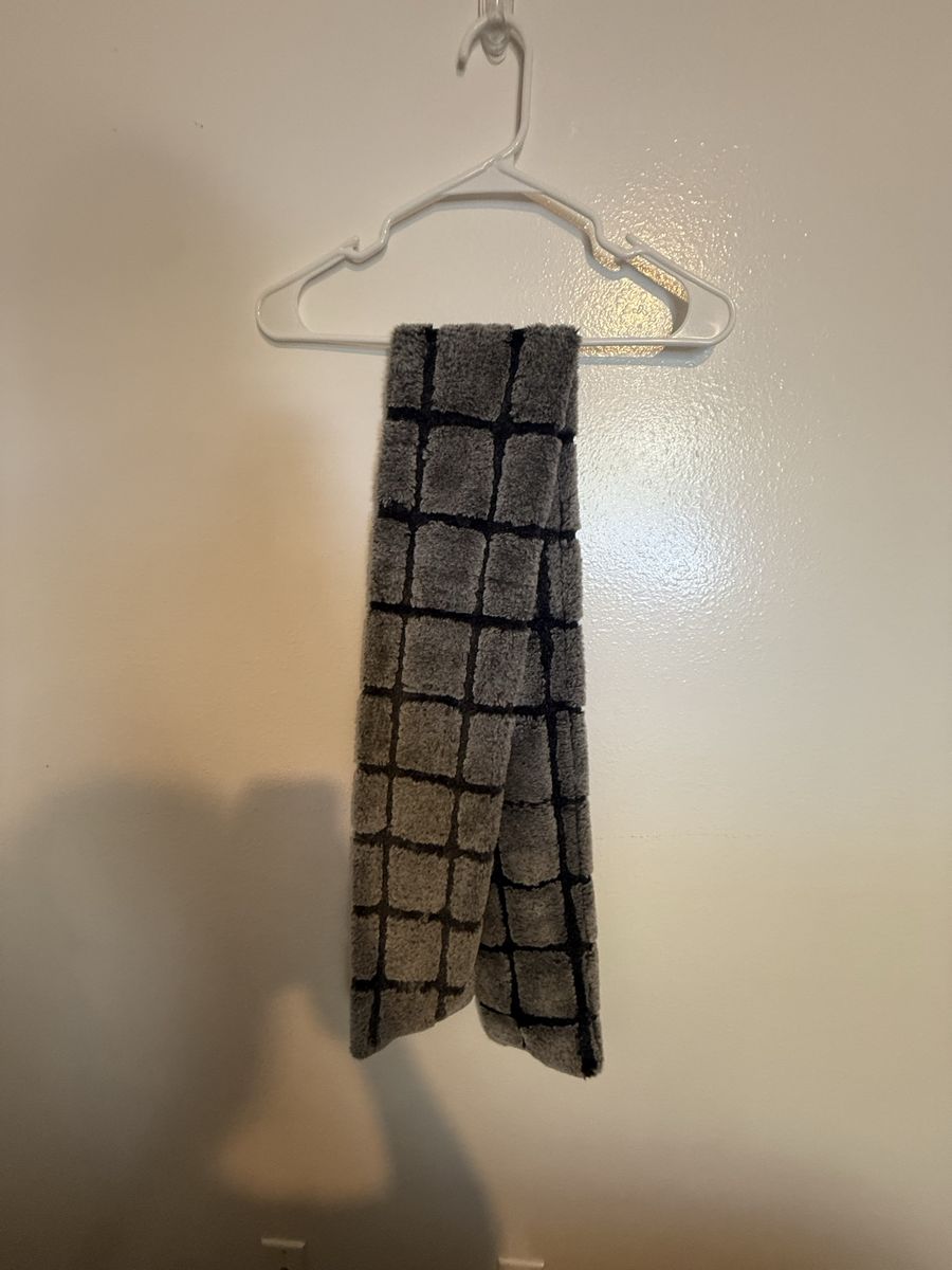 Soft Black Winter Scarf