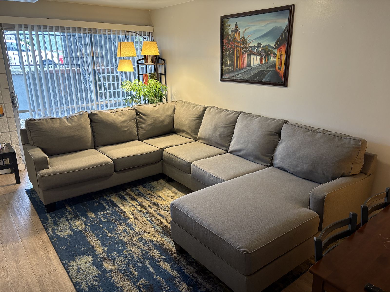Large Gray Sectional