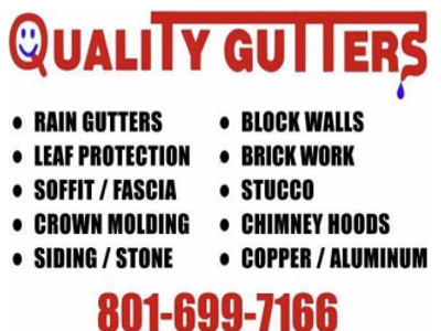 Quality Gutters Inc – Rain Gutters & Full Exterior Services in Utah