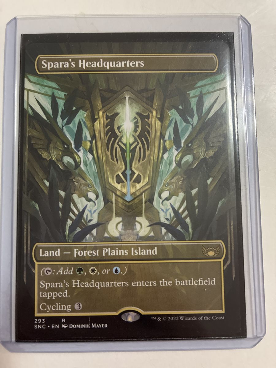 MTG Spara's Headquarters SNC 293 Forest Plains Island Land Magic The Gathering TCG Card