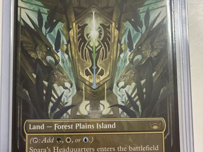 MTG Spara's Headquarters SNC 293 Forest Plains Island Land Magic The Gathering TCG Card