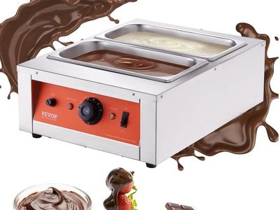 Chocolate Tempering Machine, 17.6 Lbs 2 Tanks