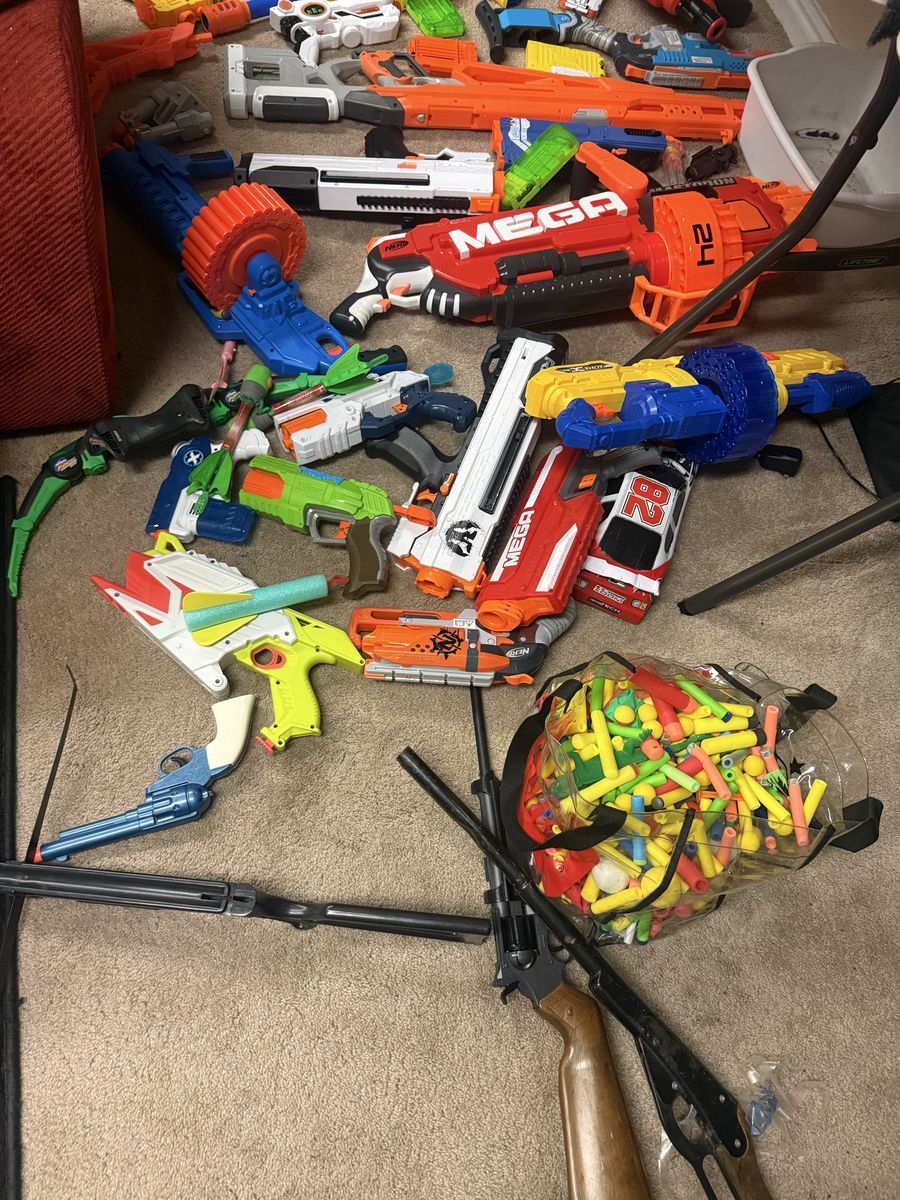 Asking 125$ for all nerf and other items( individual pricing dm me)