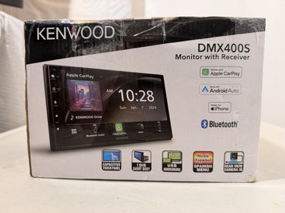 Kenwood DMX400S Monitor with Receiver Apple CarPlay Android Auto