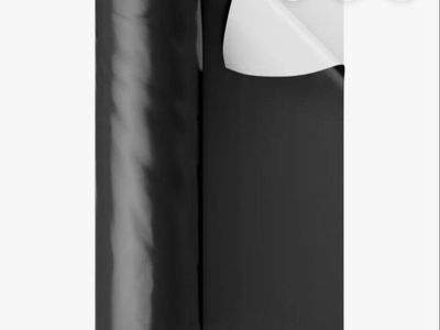 NEW ROLL 2-Sided Black and White Heavy Duty Plastic Sheeting Roll