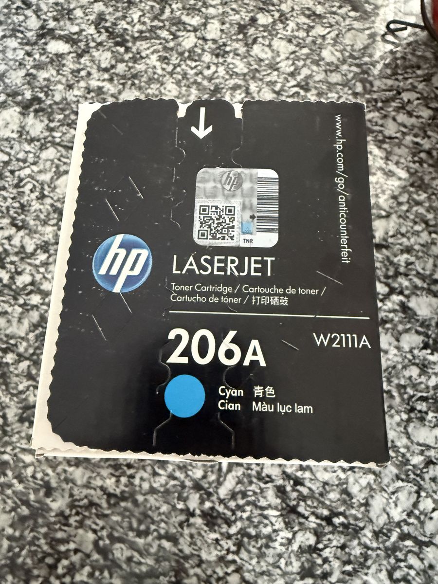 NEW UNOPENED HP Original LASERJET toner CYAN