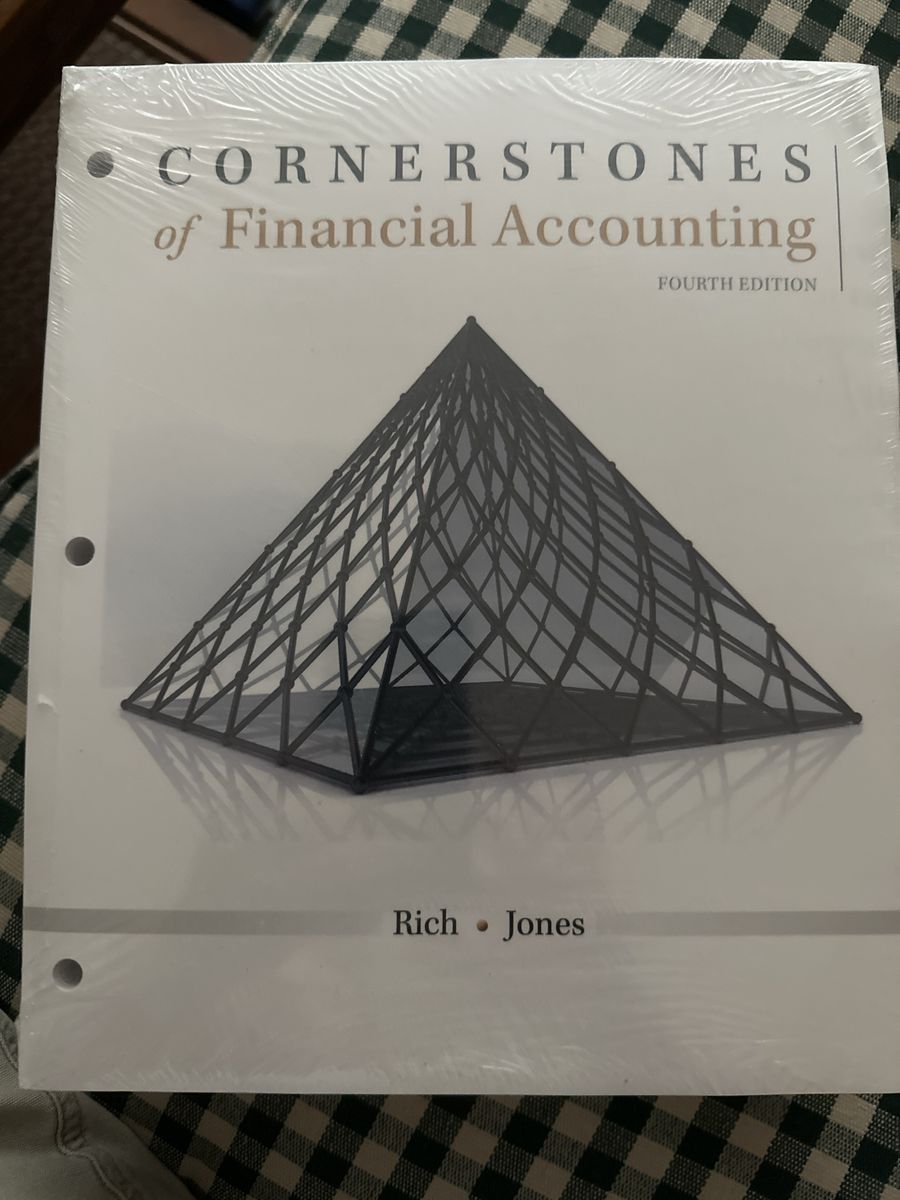 Cornerstones of Financial Accounting 4th Edition - Rich & Jones Loose-Leaf Textbook