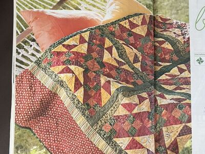 Quilt Kit - Big Block Beauty - Queen Size - Over 16 Yards of Material