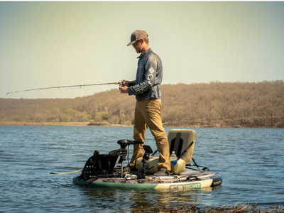 Buy DAD and fishing boat for Father Day! Inflatable GoBoat w/electric motor!