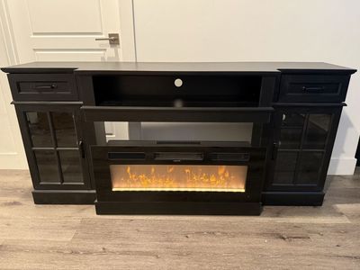Brand New Fireplace TV Entertainment Stand
