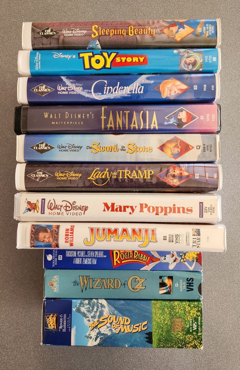 Collection of Classic VHS Movies