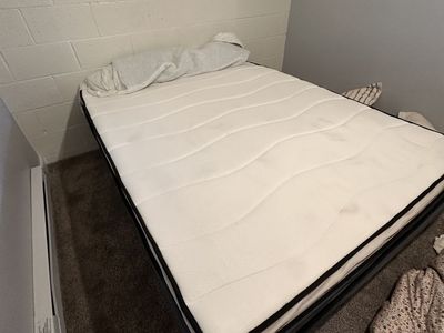 Queen bed & platform