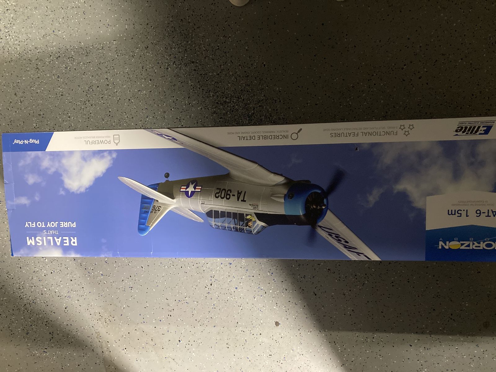 Nib eflite at6 1.5 m BNF with as3x and safe.
