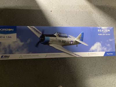 Nib eflite at6 1.5 m BNF with as3x and safe.