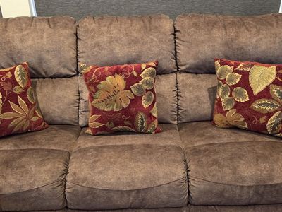 Lazy Boy Sofa, Loveseat & 2 Rocker Recliners