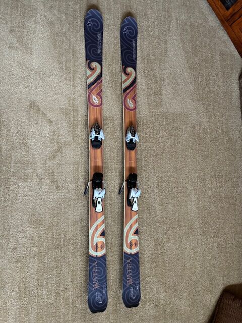 Fischer Watea 84 Downhill Touring Skis 184cm w/ Salomon Z12 bindings, Very Good