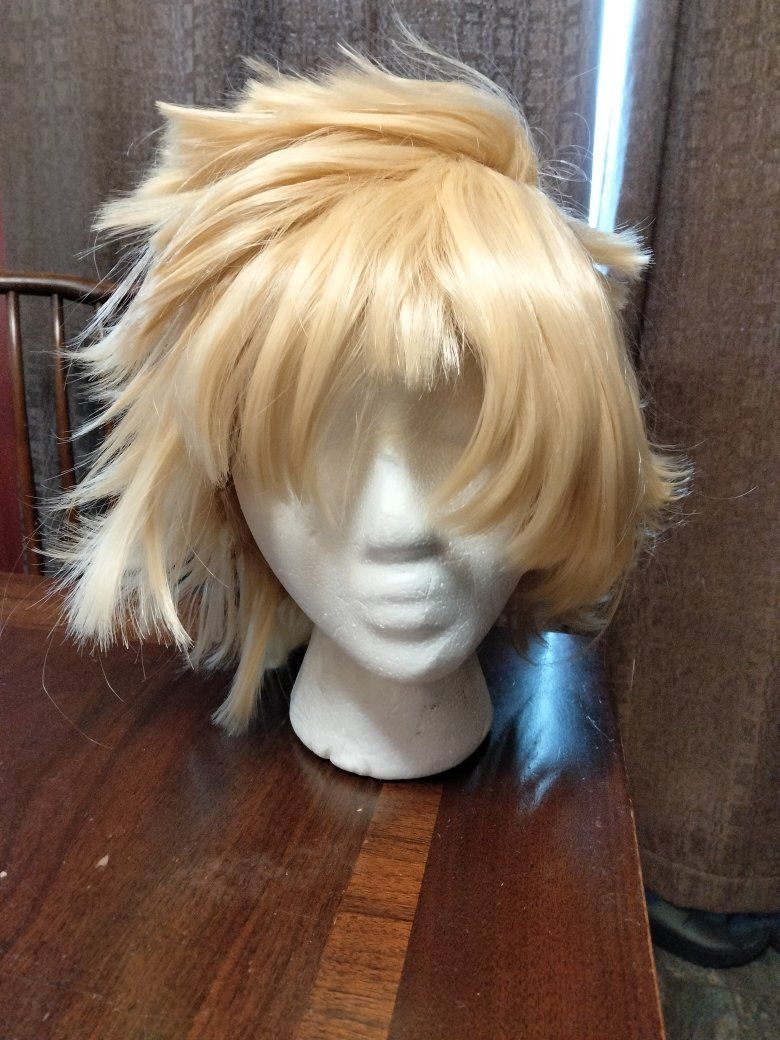Blonde anime wig