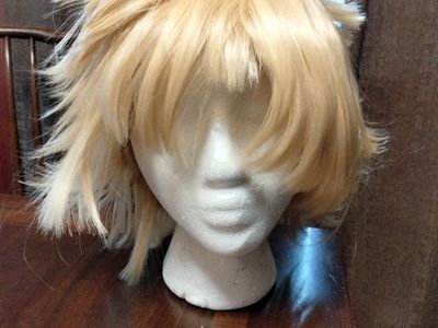 Blonde anime wig