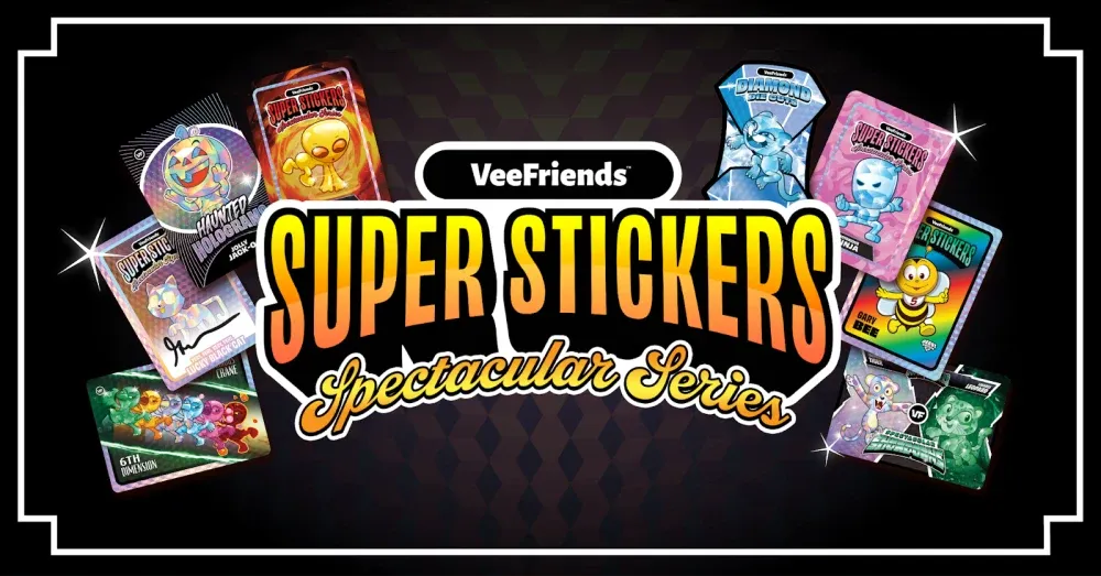 2026 VEEFRIENDS SUPER STICKERS SPECTACULAR SERIES 12-BOX CASE