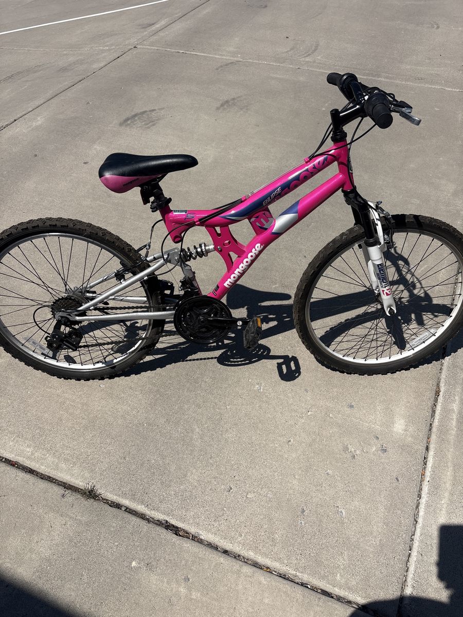 Mongoose Eclipse Full Suspension Mountain Bike - Pink - Excellent Condition