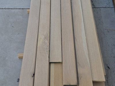 Solid white oak flooring