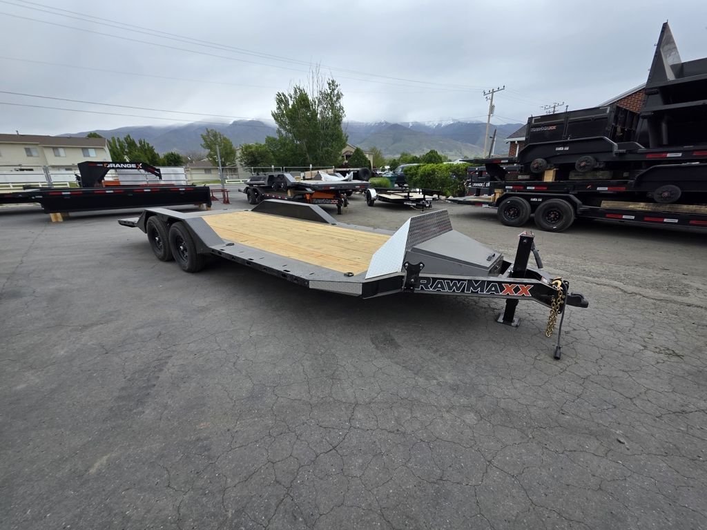2027 RawMaxx 18' SLX 14K Car Hauler Flatbed Traile