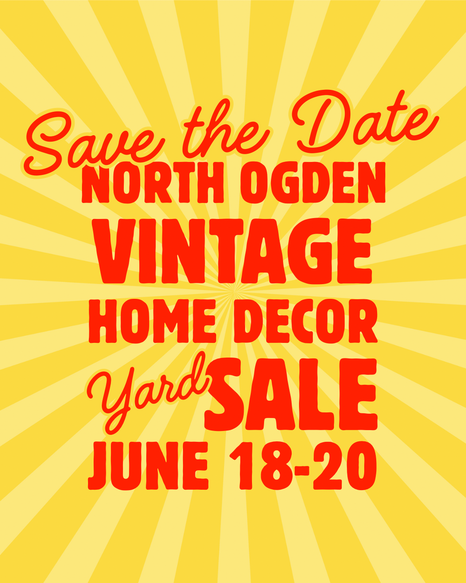 North Ogden Vintage Home Decor Sale is Back