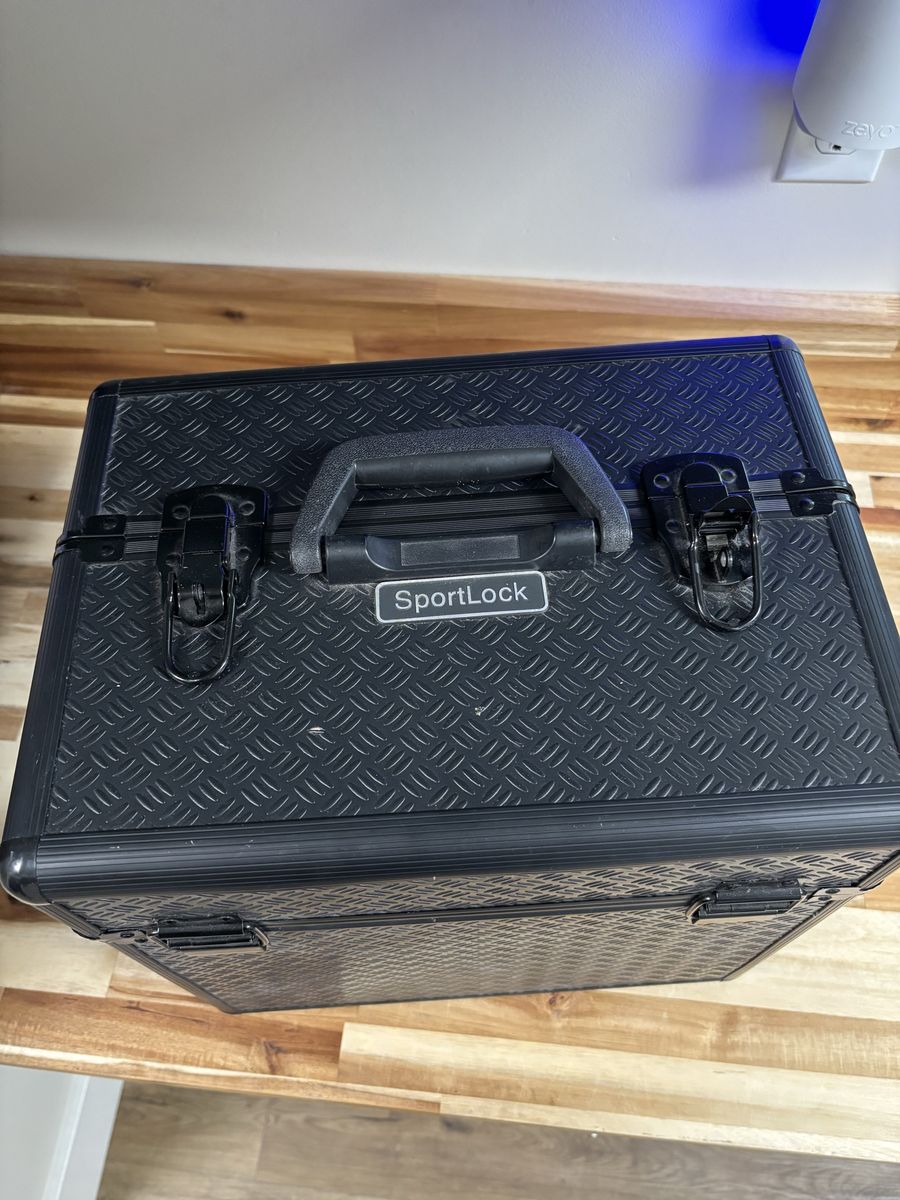 SportLock Hard Case Black w/ Foam Inserts for Secure Storage and Transport