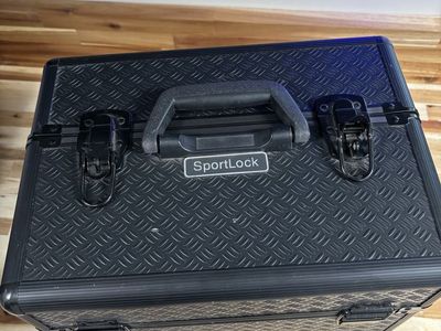 SportLock Hard Case Black w/ Foam Inserts for Secure Storage and Transport