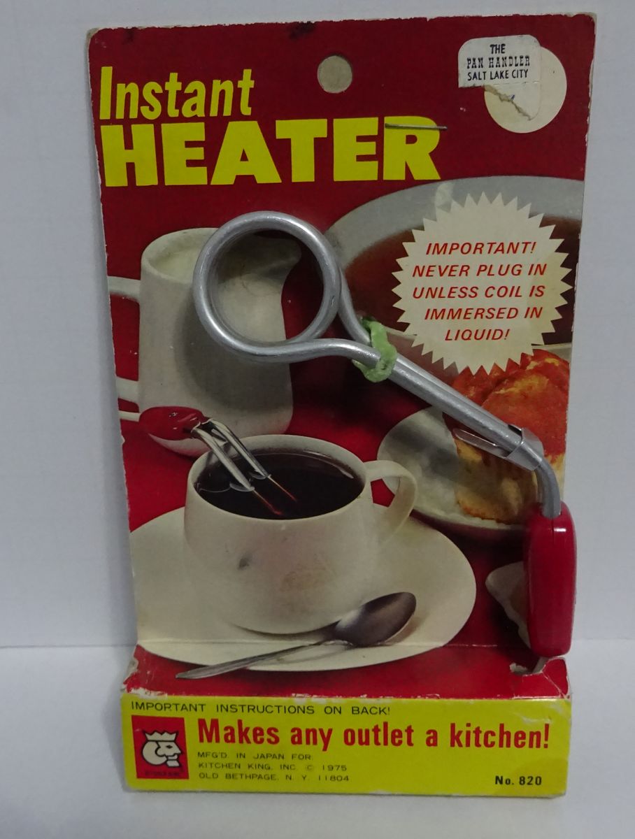 Instant Heater No 820 Makes Any Outlet A Kitchen Immersion Japan King Vintage