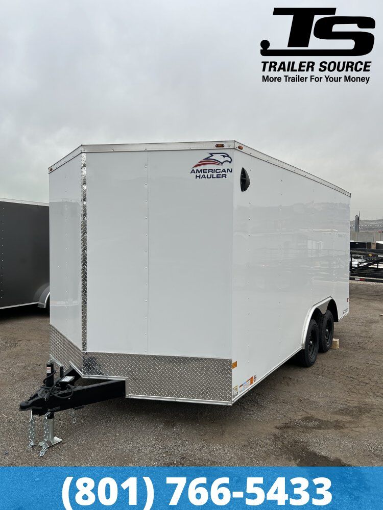 8.5x16 American Hauler Arrow Deluxe Enclosed Cargo Trailer - 7'0" Interior - 7K GVWR - Dovetail
