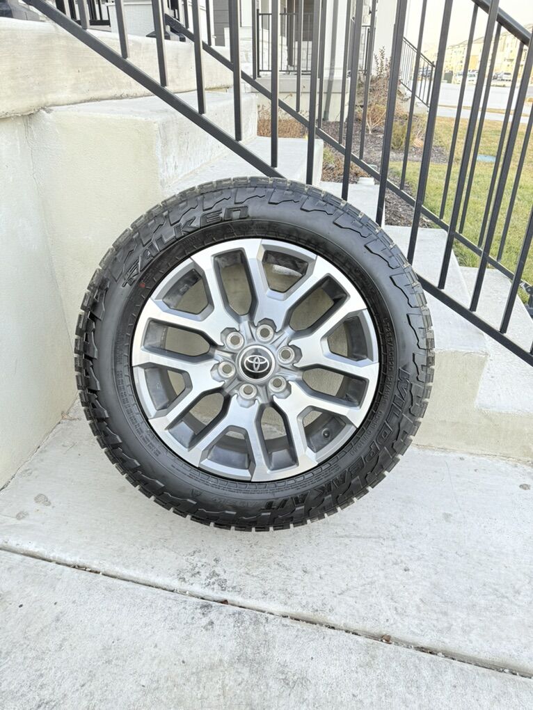 Toyota Tundra Rims and Tires 265/60R20 Falken