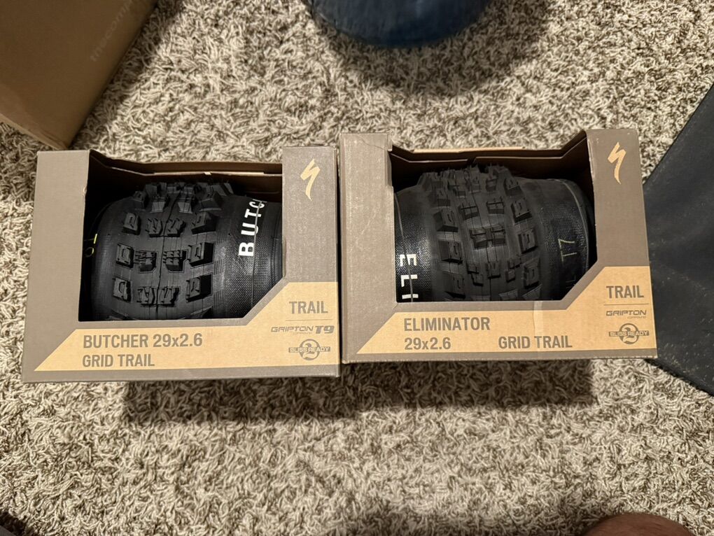 Specialized BUTCHER and ELIMINATOR tires