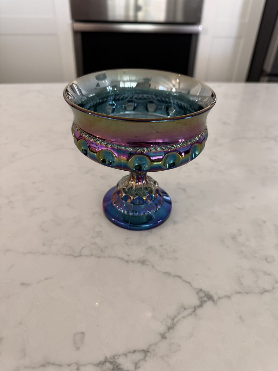 Vintage Indiana Carnival Glass 5 Wedding Bowl