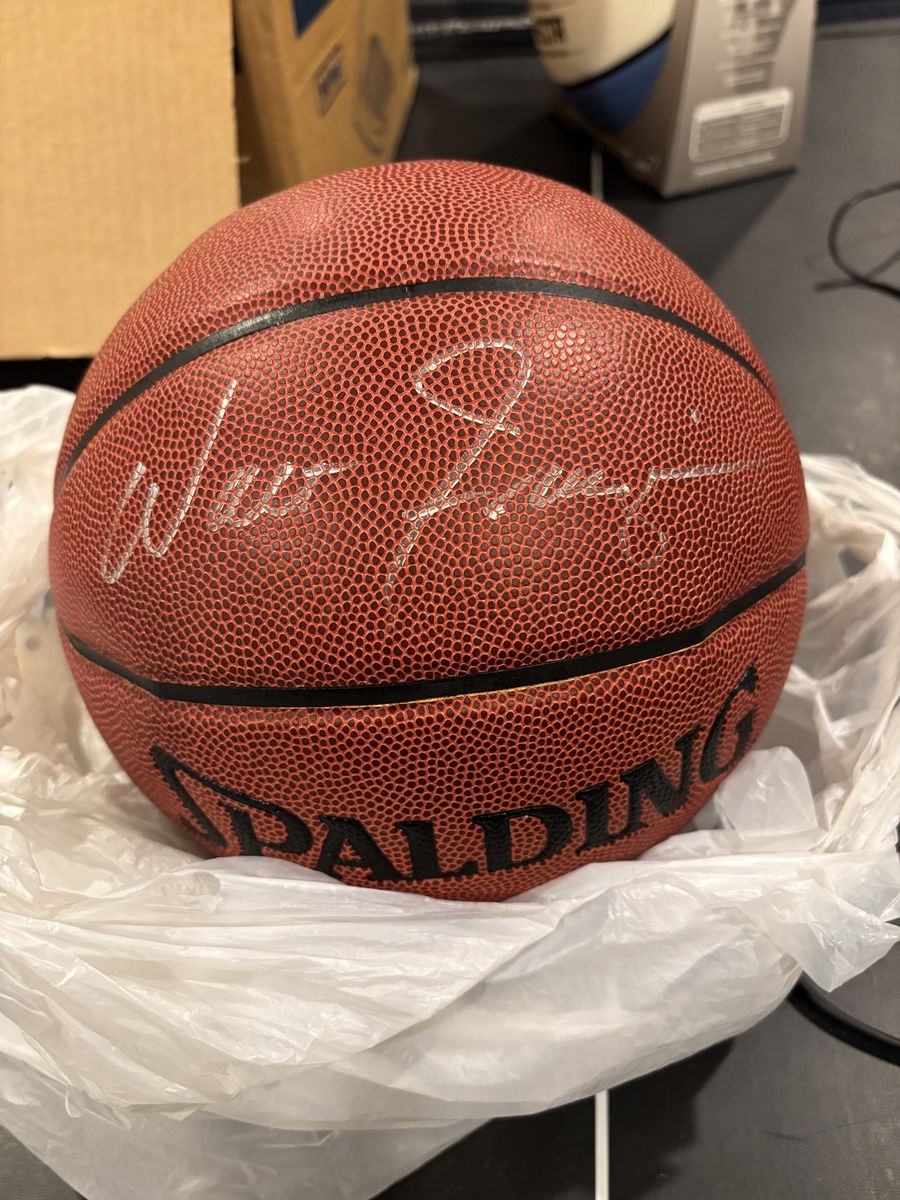 Walt Frazier Signed Basketball