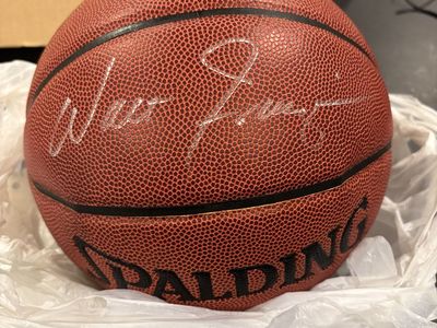 Walt Frazier Signed Basketball