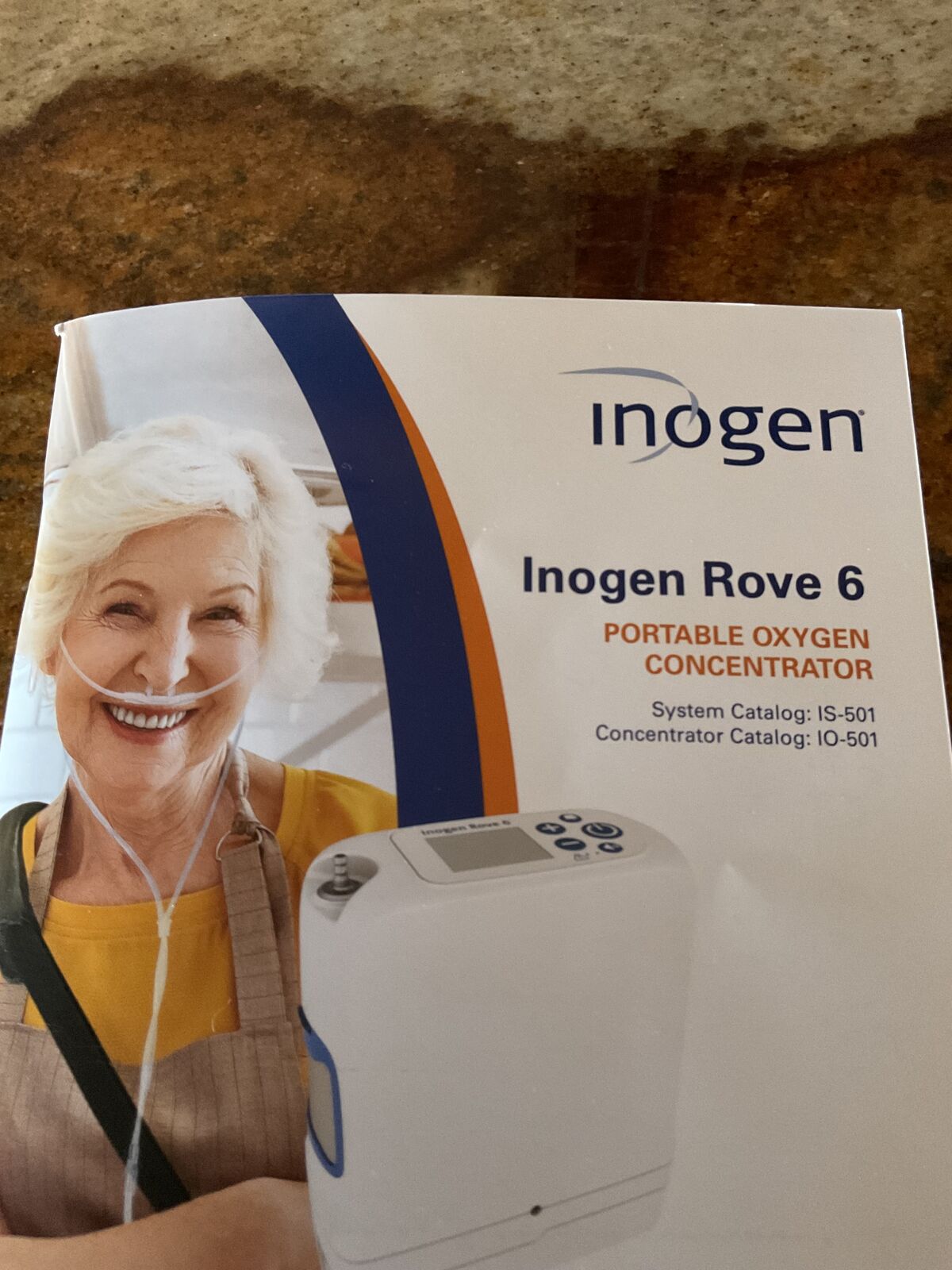 Inogen ROVE 6 portable oxygen concentrator